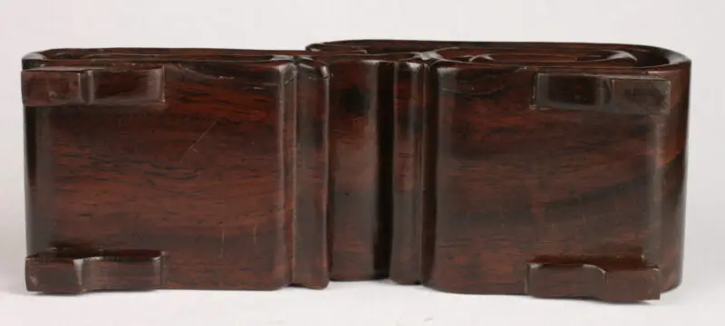 

Collection High-Grade Wood Carving Fine Snuff Bottle Statue Base Decoration Collection Ornaments Place Items Shelf