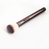 hourglass 2 makeup brushes luxurious soft synthetic hair powder bronzer metal handle loose powder blush beauty foundation tools