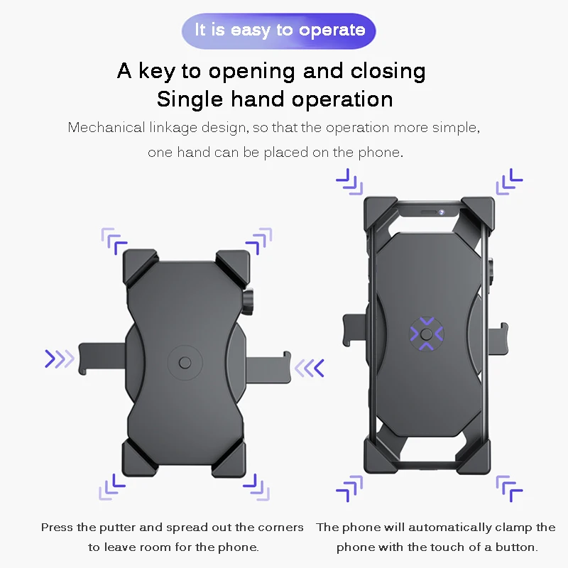 Велосипедный держатель для телефона на руль мотоцикла крепление сотового ABS