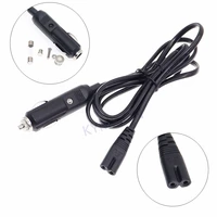universal 2 pin power adapter lead cable for car cooler box mini fridge dc12v 24v car cigarette lighter cord with 10a fuse