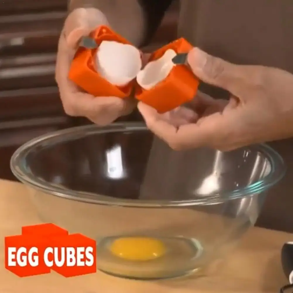 

Egg Opener Effortless Handheld Egg Cracker Portable Efficient Egg Opening Tool Kitchen Supplies For Cooking Camping