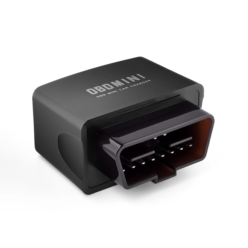 Компактная Универсальная автомобильная зарядка OBD 12 В 24 светодиодный дисплей