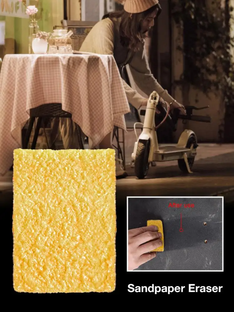 Skateboard Sandpaper Eraser Pedal Cleaner Cleaning Artifact for Millet M365 scooter | Спорт и развлечения