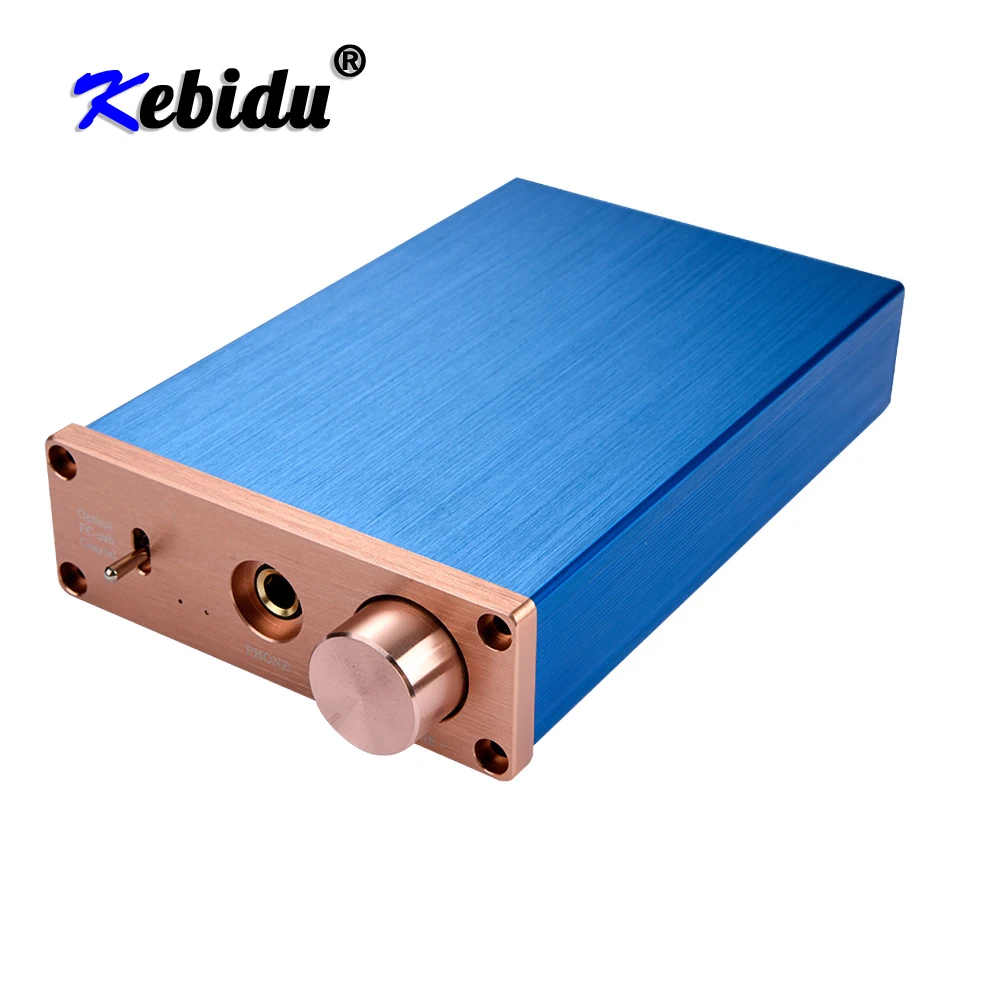 Цифровой аудио декодер Kebidu Hi-Fi DAC вход USB коаксиальный Toslink оптический выход