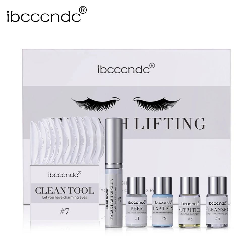 

Professional Lash Lift Kit Perming Curling Nutritious Growth Eyelash Perming Kit Lashes Lifting with Rods Glue Lift Pads Set
