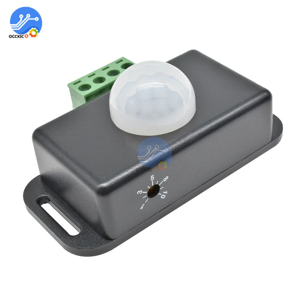 DC 12V PIR датчик движения переключатель автоматический светильник для обнаружения