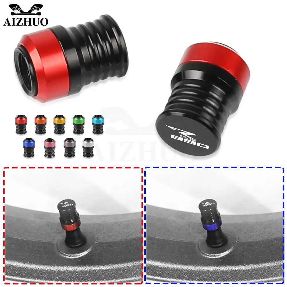 

Tire Valve Stem Caps Covers For 890ADV Motorcycles Accessories 890ADVENTURE R S 890 Advanture 2019 2020 2021 Aluminium ADV