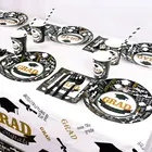 Выпускной украшения 2021 одноразовая Салфетка под тарелку кружку скатерть доктор град поздравляем Выпускной вечерние поставки