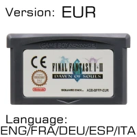Dawn of Souls EUR 32 бит видеоигры картридж Консоли Карты для nintendo GBA Final Fantas серии ЕС/США издание - Цвет: Dawn of Souls EUR