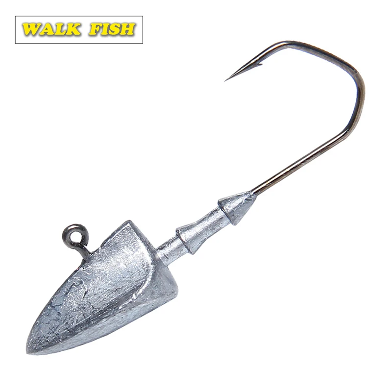 Walk Fish 5 шт./лот крючки с головкой 3 г 7 10 14 20 крючок свинцовой для приманки джиг