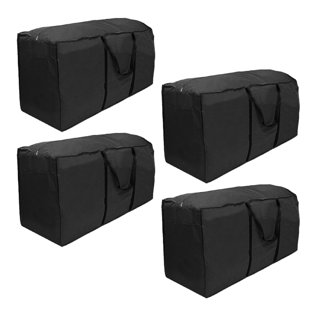 

4 Pcs Christmas Tree Storage Bag Waterproof Material Protects From Dust, Black