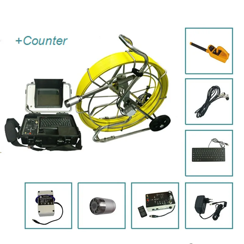 50 мм ПЗС канализационная Водонепроницаемая подземная труба бороскоп