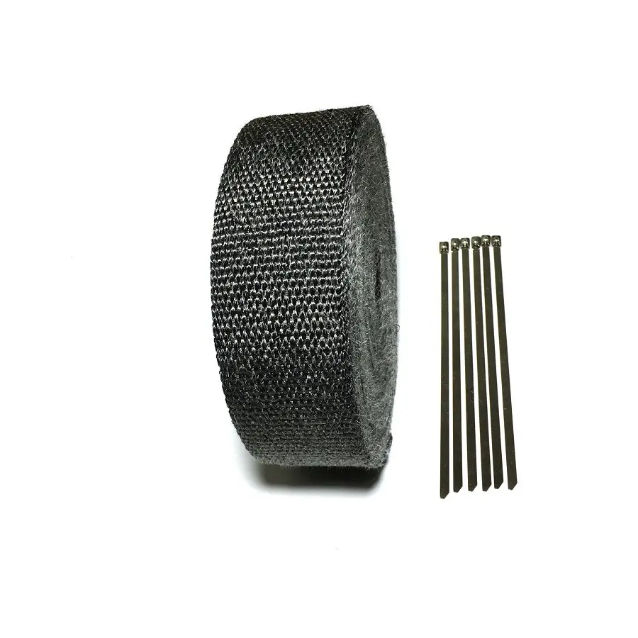 2 &quotx 50&quot черный Цвет выхлопной Обёрточная бумага глушитель трубы заголовок