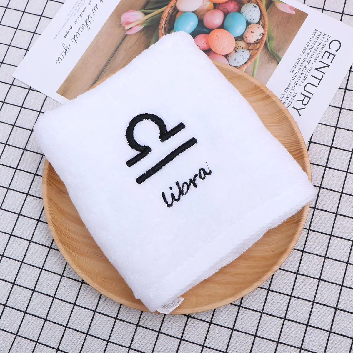 12 созвездий узор хлопок полотенца для ванной утолщение домашний отель логотип