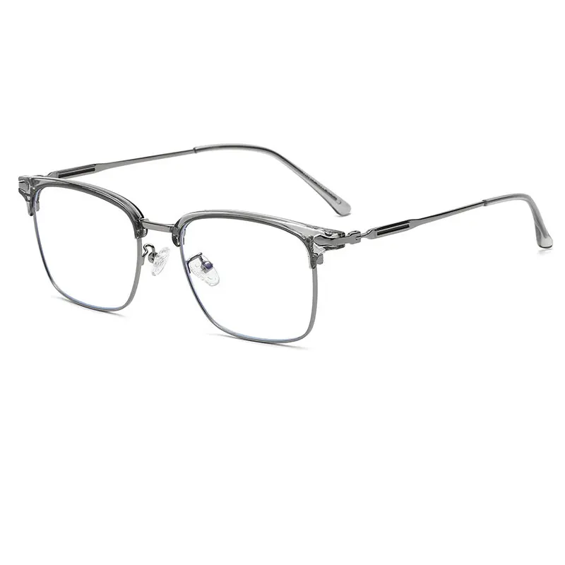 

The new TR90 classic flat mirror simple business glasses trend can be equipped with myopia glasses frame.