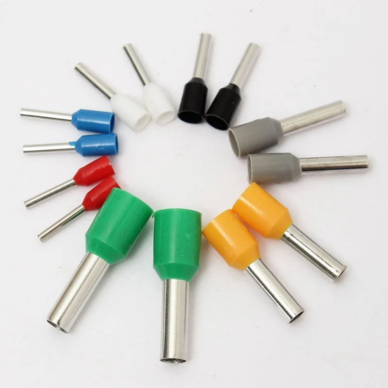 800 PCS Ferrules kit Wire Crimp Connector Insulated Cord Pin End Terminal AWG 22-10 Kit Great Assortment Ki | Обустройство дома