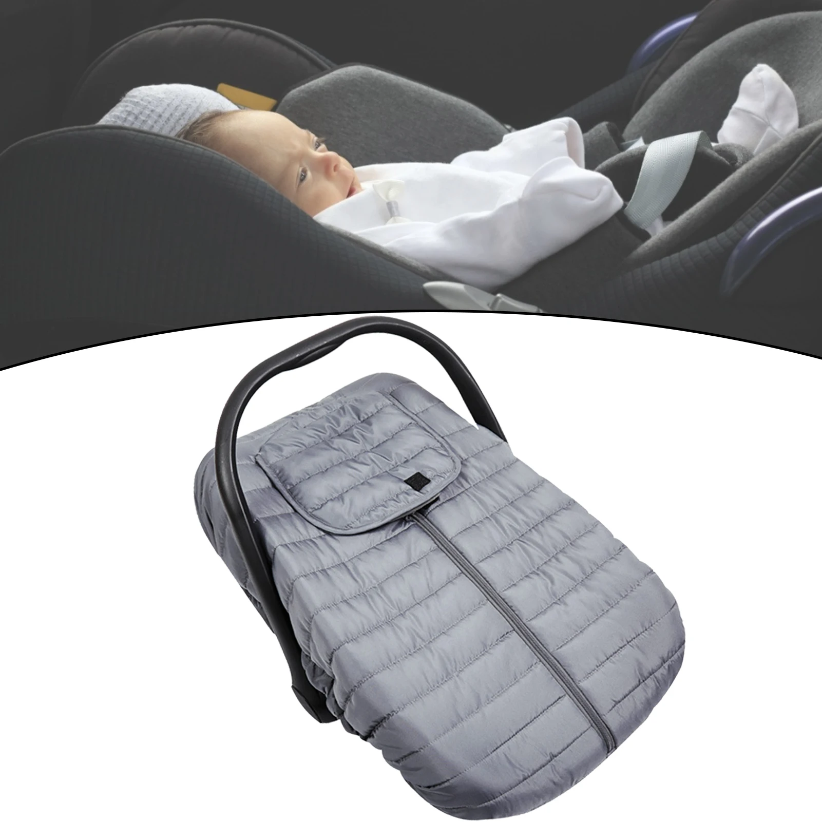 

Newborn Windproof Cradle Cover Autumn And Winter Multifunctional Cradle Cover Is Waterproof, Dirt-resistant And Easy to Clean