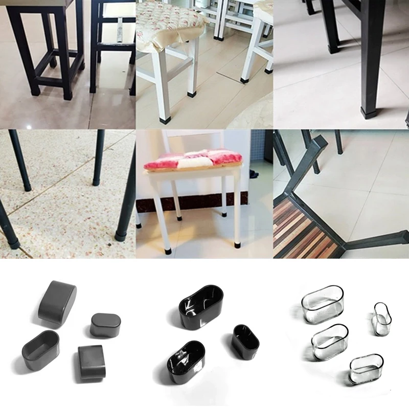 10 шт. квадратная ножка стула шапки Non Slip стола Пылезащитный Чехол Носки для