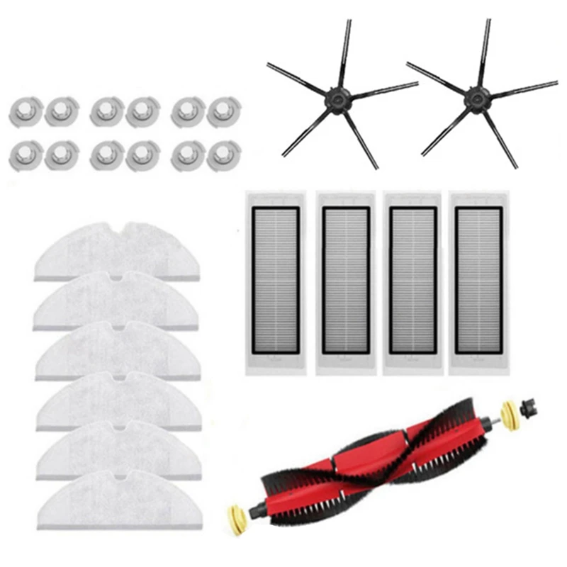 

Replacement Accessories for XiaoMi for Roborock S5 Max S50 S55 S60 Vacuum Cleaner Parts Washable HEPA Filter Main Brush