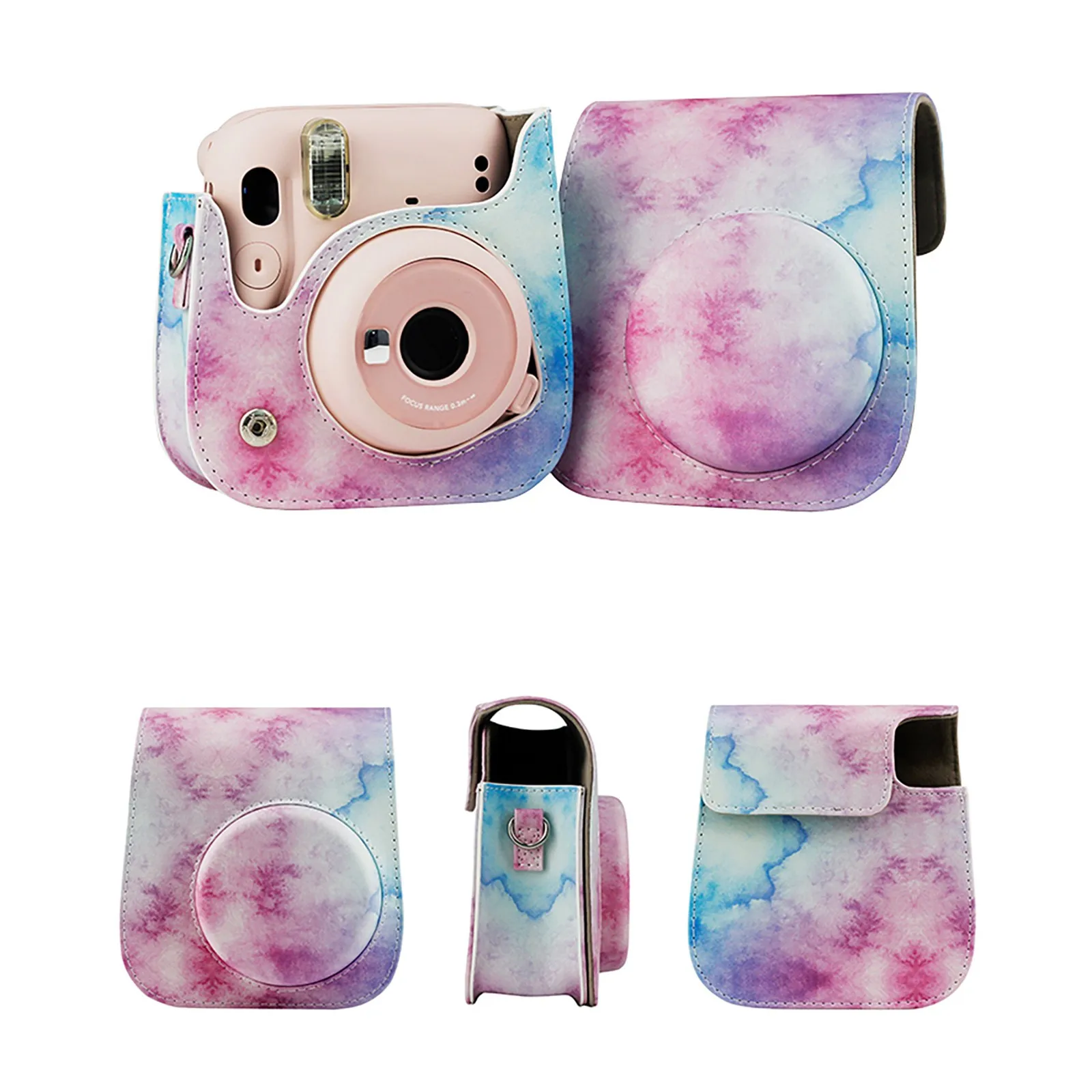 Чехол для мгновенной камеры Instax Mini 11 кожаная сумка прозрачный защитный чехол Mini11