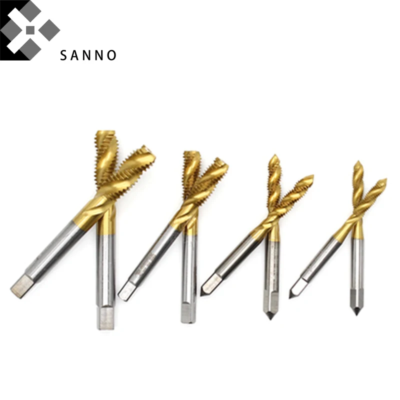 Спиральный рифленый станок из быстрорежущей стали 10 шт. винтовой кран M2 M8 M14 M20