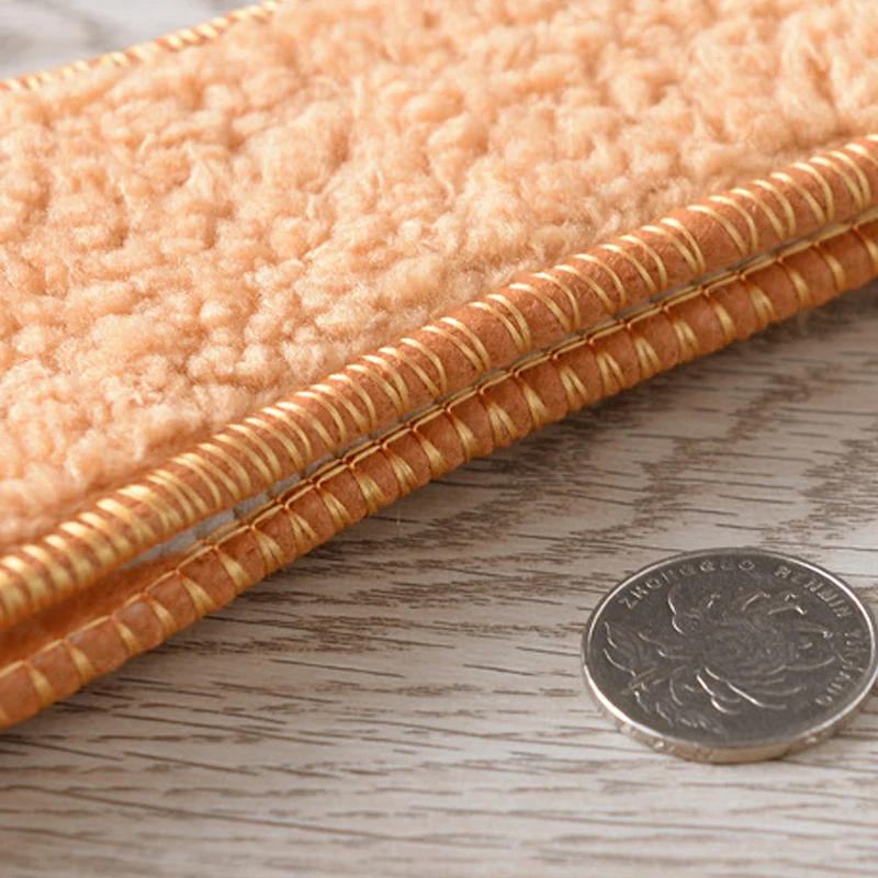 1 пара унисекс коричневые зимние стельки из искусственного меха для мужчин и