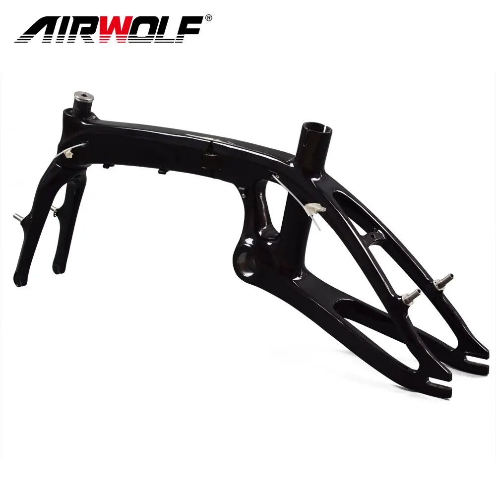 AIRWOLF 14 дюймов Bmx складные велосипедные рамы диск Brack быстросъемная задняя 84*9 мм