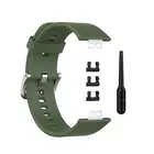 Силиконовый ремешок для Huawei Watch Fit, мягкий спортивный ремешок для часов, браслет для Huawei Watch Fit, силиконовый ремешок из нержавеющей стали
