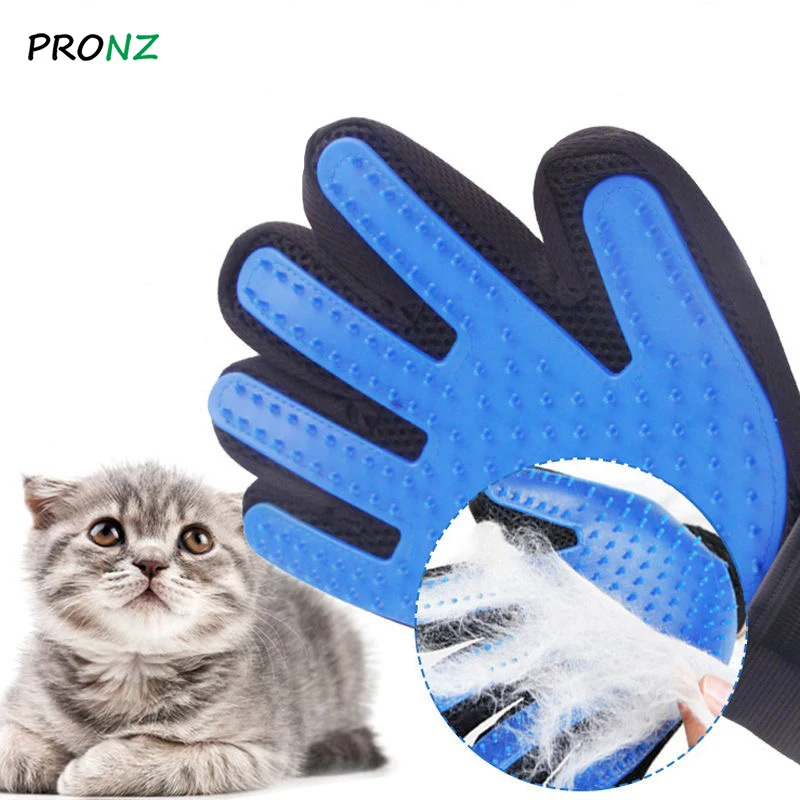 

Pet Cat Dog Grooming Glove Silicone Brush Comb Deshedding Hair Cleaning Gloves Massage Glove For Animal Bath Cleaning Supplies