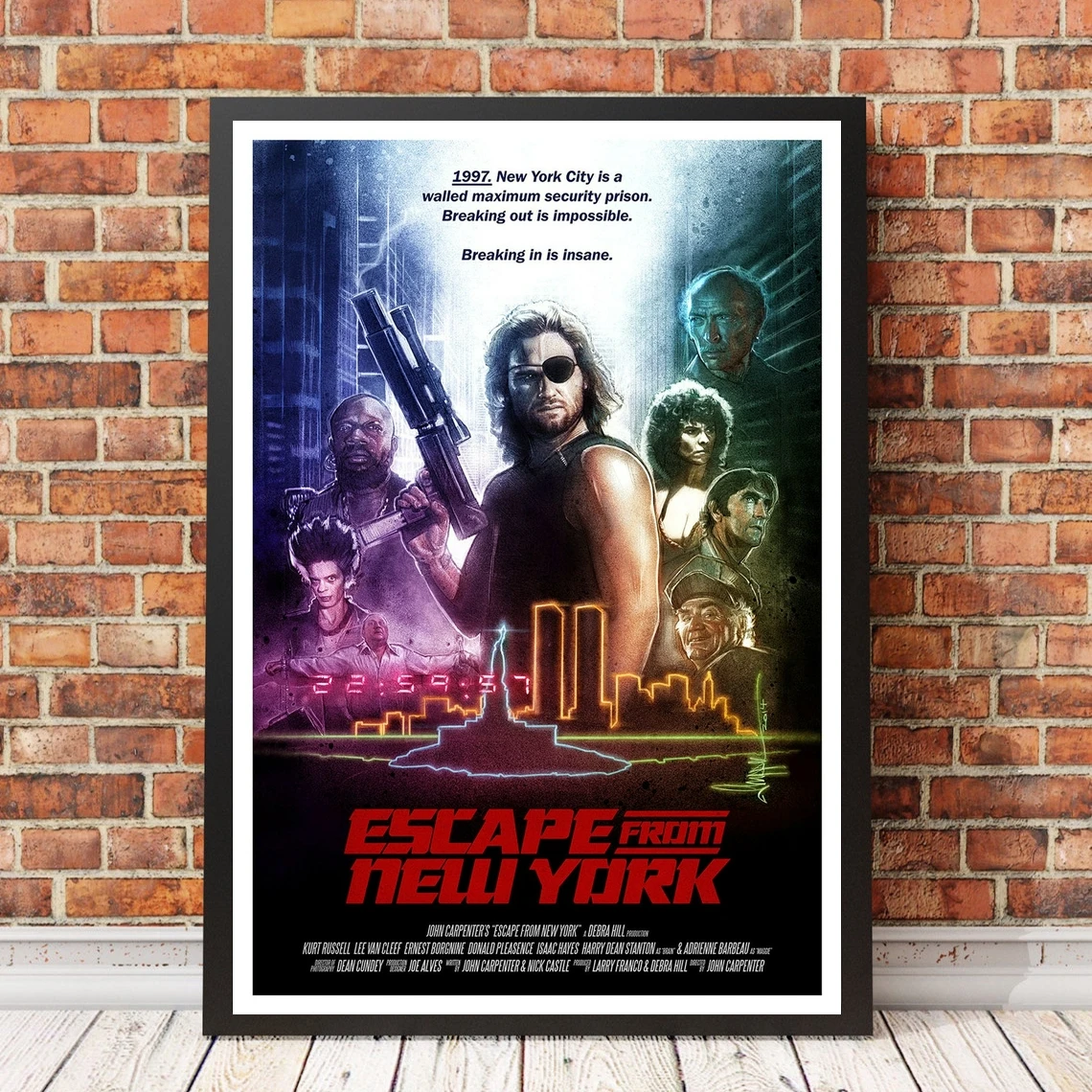 Escape From New York Movie Poster Prints And Unframed Canvas Prints Home Decoration Painting (No Frame)