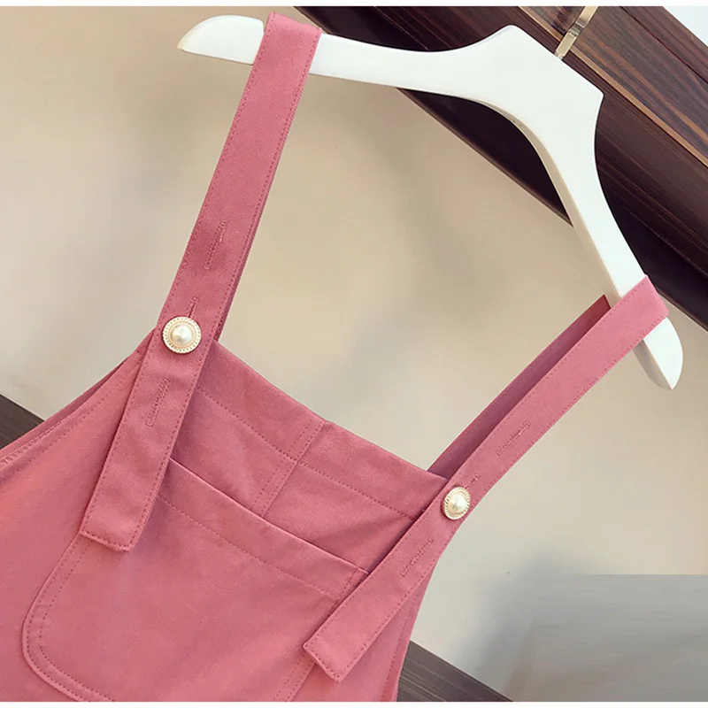 Женский милый розовый короткий комбинезон + блузка с цветочным принтом большие