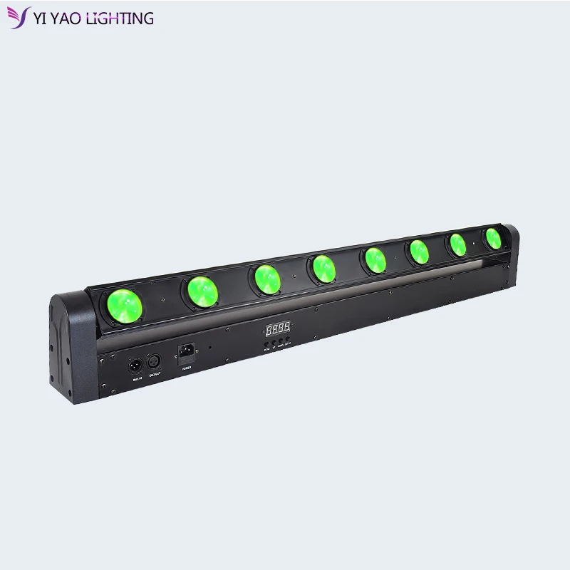 СВЕТОДИОДНЫЙ 8x12 Вт Луч Moving головной светильник RGBW сценические стирка ing DMX512 DJ