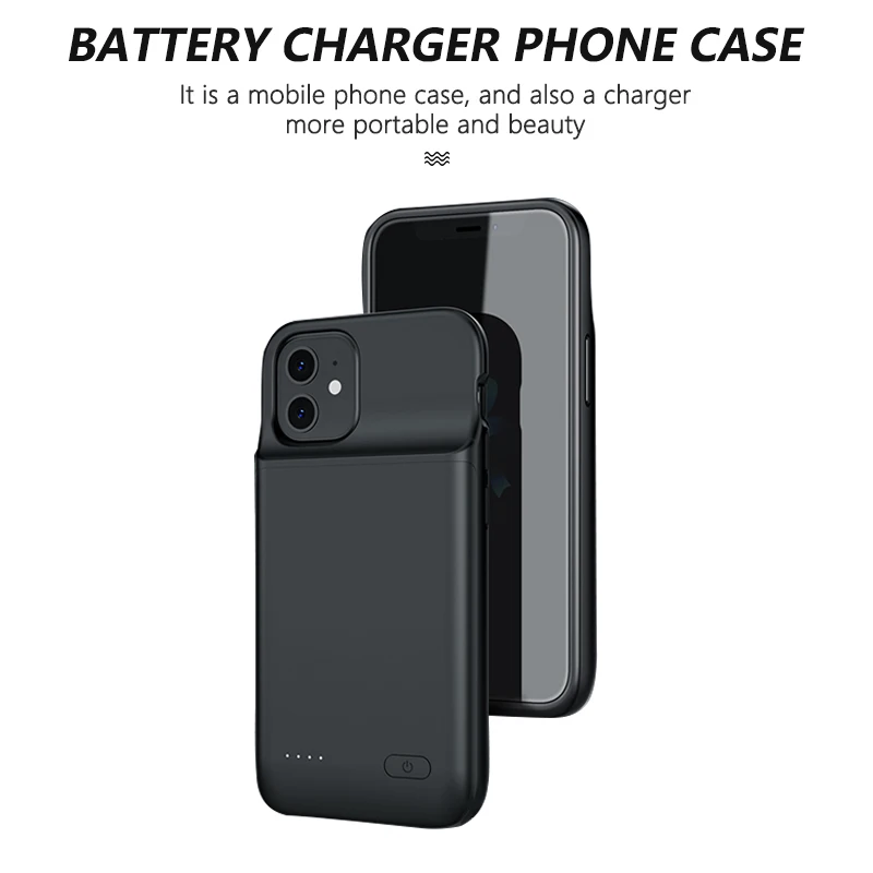Чехол с портативным зарядным устройством для iPhone 12 pro Max mini чехол внешнего