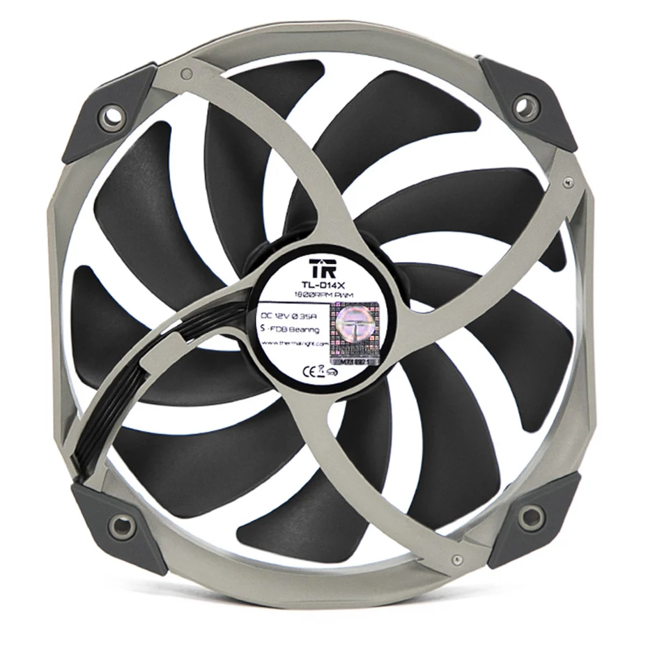 Вентилятор охлаждения ЦП Thermalright TL-C14X TL-D14 140 мм ШИМ тихий вентилятор 12 см кулер