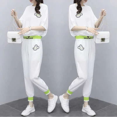 

Casual 2 Piece Set Top And Pants Sportswear Korean Tracksuit Womens Matching Set Ensemble Femme Deux Pieces Tracksuits