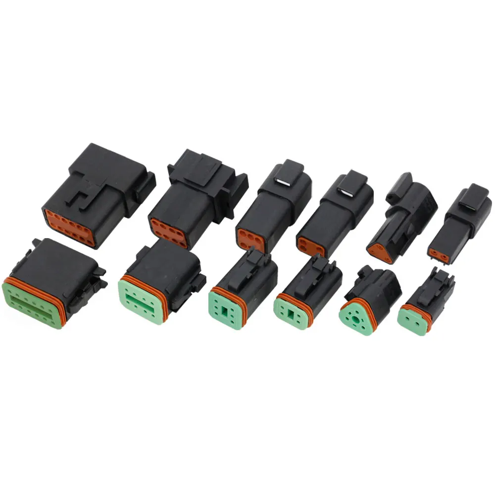 6 комплектов черный DT06/DT04 (2 + 3 4 8 12) штырьковый двигатель/коробка передач