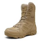 Мужские кожаные ботинки в стиле милитари, тактические ботинки спецназа, ботинки для пустыни, Уличная обувь, ботильоны
