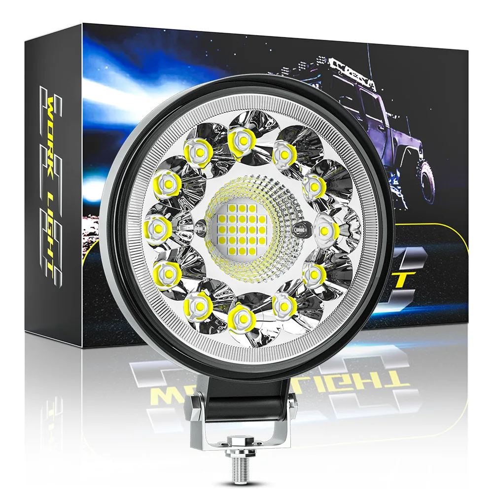 

4inch 33 LED Bar Offroad 4X4 Spotlight 12V 24V Work Light Bar For Jeep Truck Car Tractor SUV ATV Barra LED Headlights
