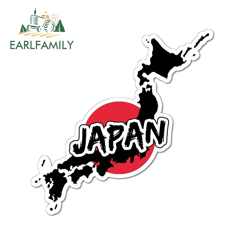 

EARLFAMILY 13 см x 13 см для японского автомобиля, наклейка s Campervan, водонепроницаемая аниме Виниловая наклейка для автомобиля, граффити, мотоцикла