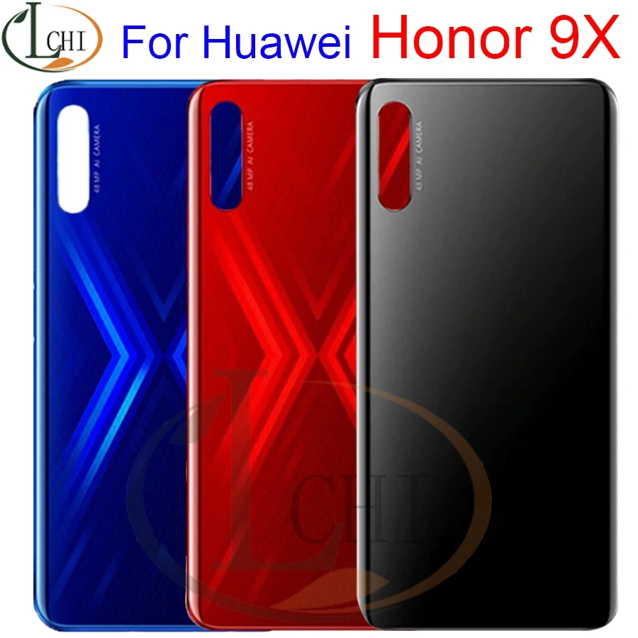 Новый оригинальный чехол для батареи Huawei Honor 9X Pro стеклянный задний Чехол задняя