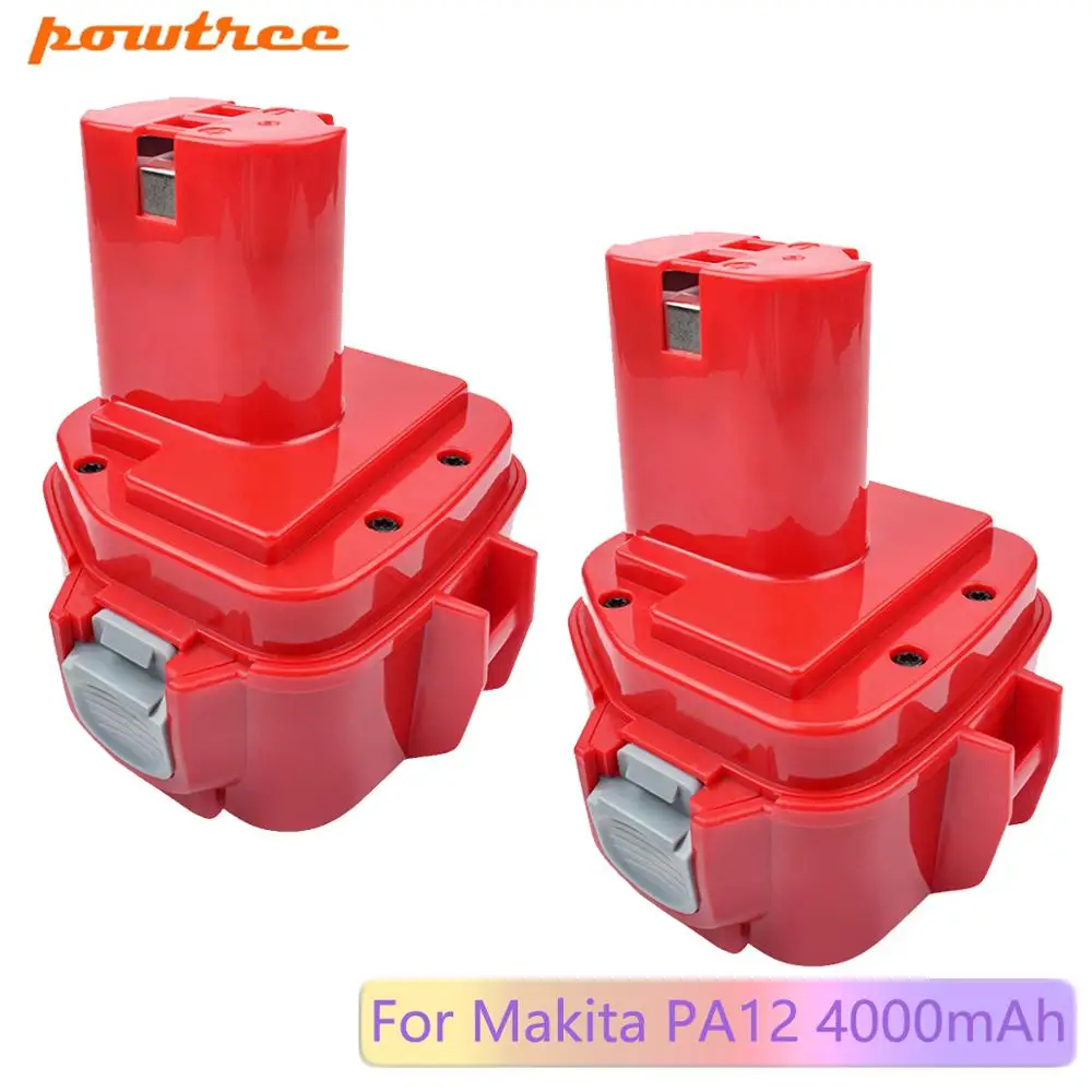 Powtree 12v 4000 мА/ч металл гидридных или никель PA12 батарея Замена батареи для Makita 1220 1222