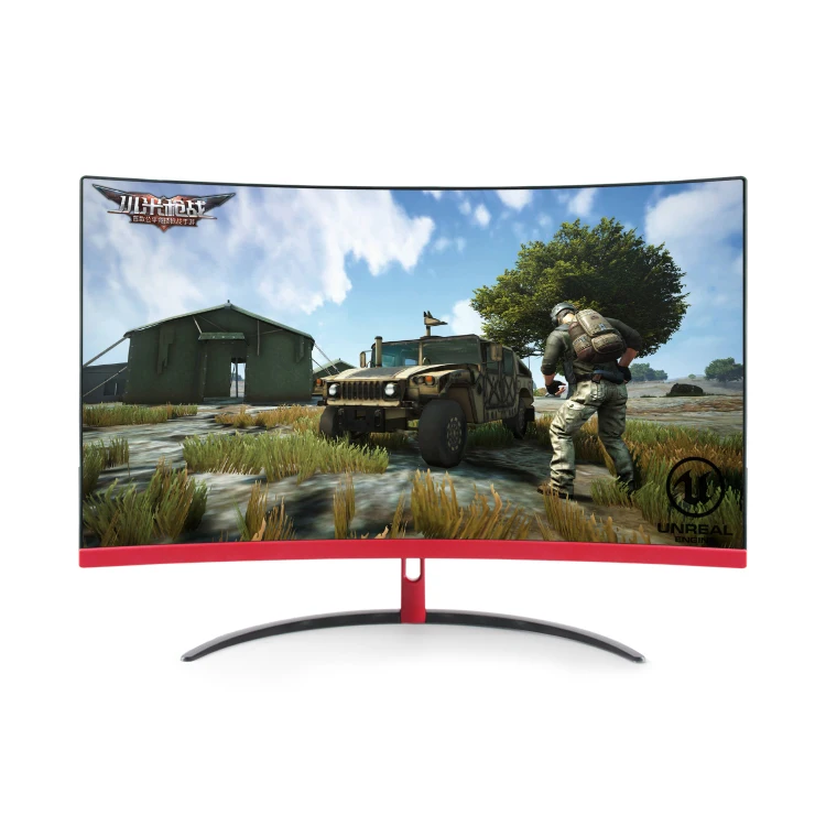 

27" Inch gaming Monitor 144hz curved screen gaming monitor 2K PC Gaming Monitors 144 Hz 1ms