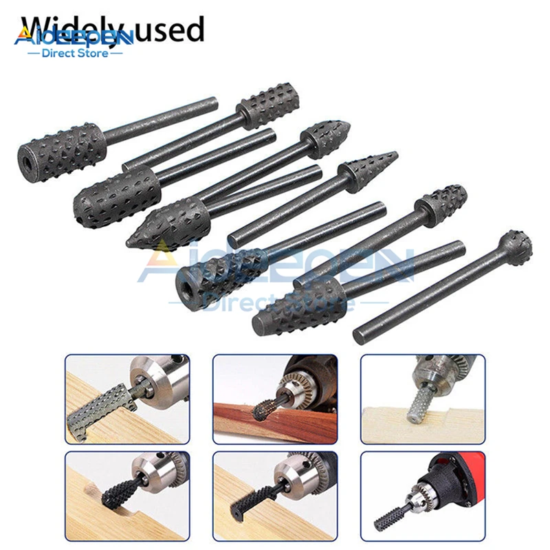 Шлифовальная головка из вольфрамовой стали 3x6 мм 10 шт./компл.