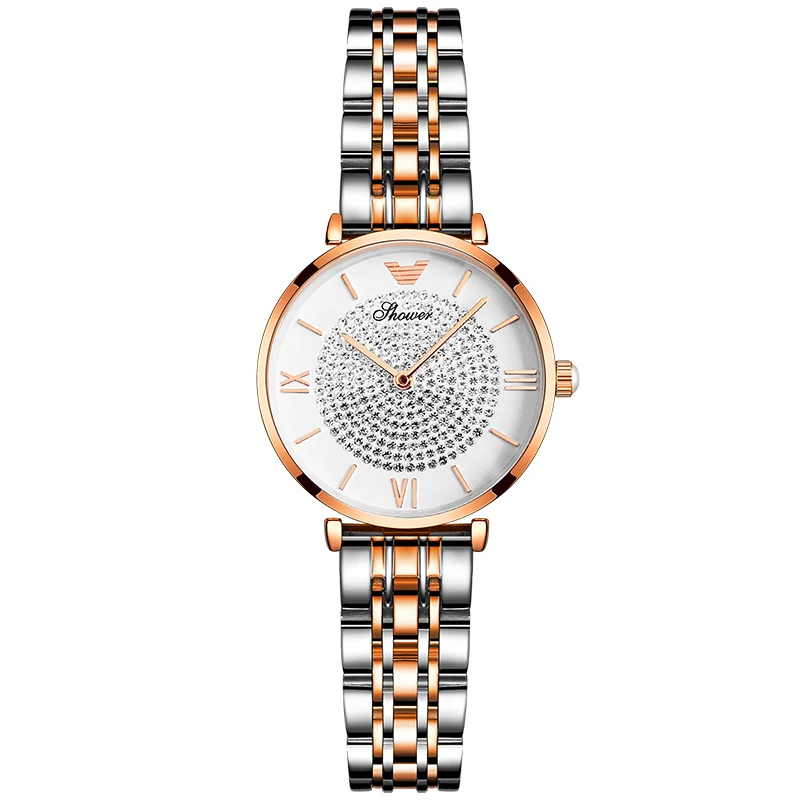 

Galaxy Stars часы модные трендовые женские кварцевые часы со стразами люксовый бренд водонепроницаемые женские наручные часы подарок для девушк...