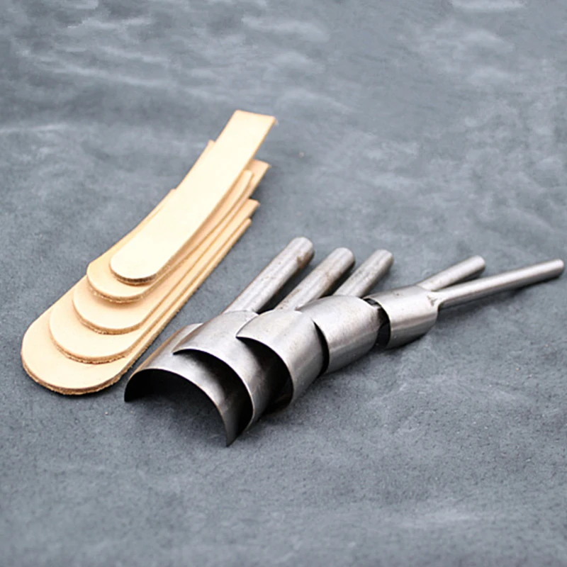 

1 Pcs Belt Semicircle Chopping Leather Tools For Belt Strap Durable Semicircle Chopping Tools Solid Color Handmade Craft Tools