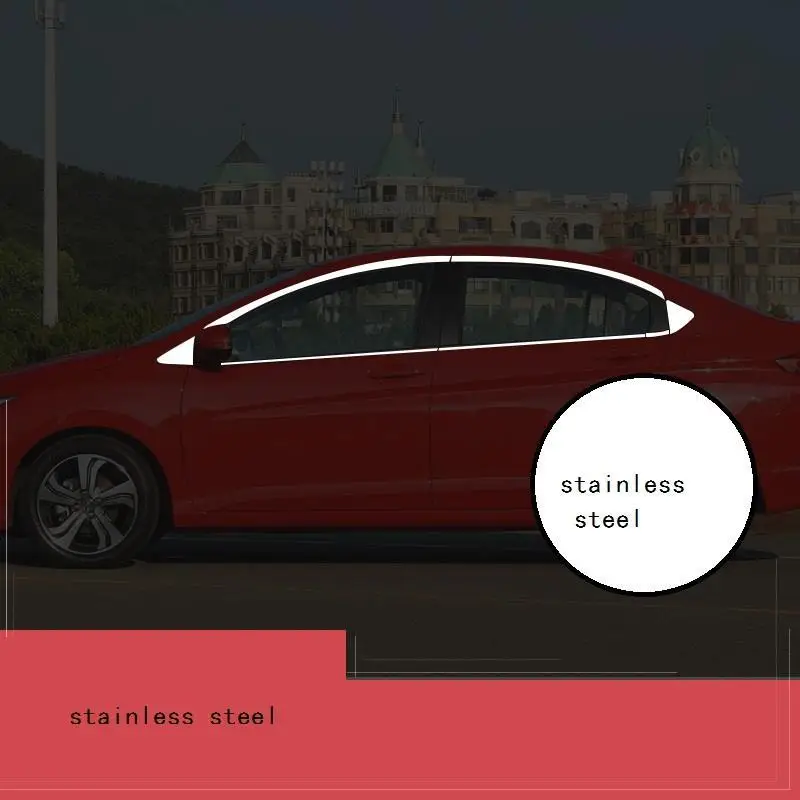 Декоративная Модифицированная хромированная защита для окна автомобиля яркие