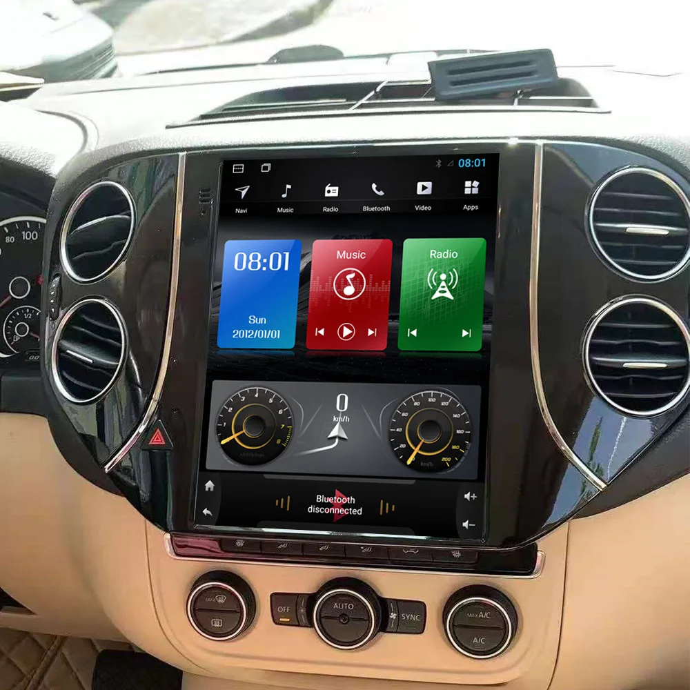 Runningnav For VW Volkswagen Tiguan 1 NF 2007 - 2016 Tesla Type Android Car Radio Multimedia Video Player Navigation GPS | Автомобили и
