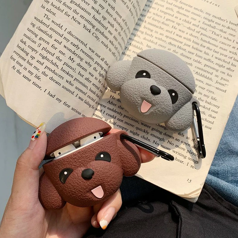 Чехол для наушников с 3D изображением русалки Airpods 2 силиконовый чехол утки Apple Air
