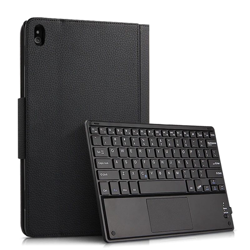 Роскошный чехол из искусственной кожи для Lenovo Tab P10 с подставкой и Bluetooth планшета