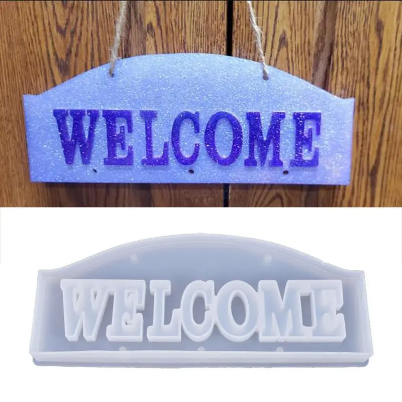 

Crystal Epoxy Resin Mold Letters Shape Casting Silicone Mould Handmade DIY Crafts Decoration Penadant Making Tool